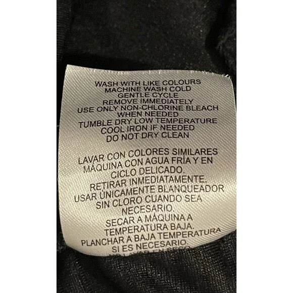 Mondetta Hoodie Pullover Black Slit Hems Women’s Size XL - Picture 3 of 9